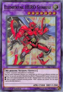 Legendary Duelists Magical Hero: Elemental Hero Sunrise [LED6-EN012] Ultra Rare