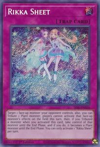 Secret Slayers: Rikka Sheet [SESL-EN026] Secret Rare