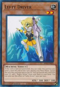 Sr10 Mechanized Madness Structure Deck Tcg Collector Nz: Lefty Driver [SR10-EN020] Common