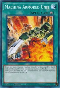 Sr10 Mechanized Madness Structure Deck Tcg Collector Nz: Machina Armored Unit [SR10-EN025] Common