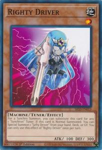 Sr10 Mechanized Madness Structure Deck Tcg Collector Nz: Righty Driver [SR10-EN019] Common