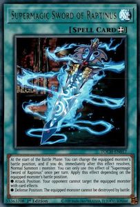 Toon Chaos Tcg Collector Nz: Supermagic Sword of Raptinus [TOCH-EN017] Ultra Rare