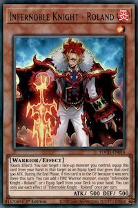 Toon Chaos Tcg Collector Nz: Infernoble Knight - Roland [TOCH-EN014] Ultra Rare