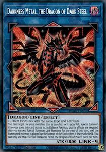 Darkness Metal, the Dragon of Dark Steel [BLAR-EN047] Secret Rare