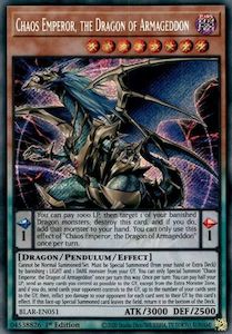 Battles Of Legend Armageddon Tcg Collector Nz: Chaos Emperor, the Dragon of Armageddon [BLAR-EN051] Secret Rare