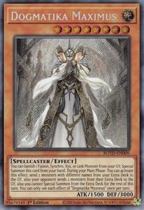 Rise Of The Duelist Tcg Collector Nz: Dogmatika Maximus [ROTD-EN009] Secret Rare