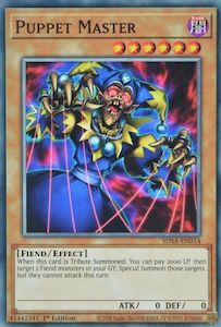 Structure Deck Sacred Beasts Tcg Collector Nz: Puppet Master [SDSA-EN014] Common