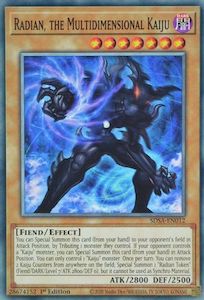 Structure Deck Sacred Beasts Tcg Collector Nz: Radian, the Multidimensional Kaiju [SDSA-EN012] Common
