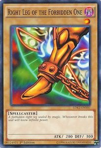 Legendary Decks Ii Unlimited Tcg Collector Nz: Right Leg of the Forbidden One [LDK2-ENY07] Common