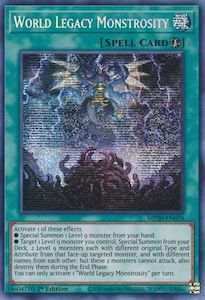 2020 Mega Tins Tcg Collector Nz: World Legacy Monstrosity [MP20-EN076] Prismatic Secret Rare