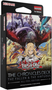Sealed Yu Gi Oh: Yugioh! THE CHRONICLES DECK: The Fallen & The Virtuous (ALL-FOIL EDITION) *Sealed*
