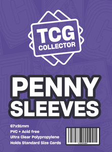 Bulk Card Packs: TCG Collector NZ - Penny Sleeves (Pack of 100) Clear