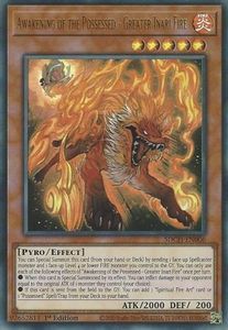 Structure Deck Spirit Chamers Tcg Collector Nz: Awakening of the Possessed - Greater Inari Fire [SDCH-EN006] Ultra Rare