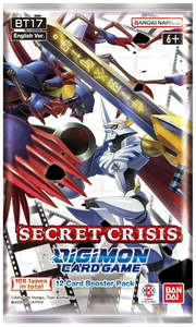 Digimon Trading Card Game Tcg Collector Nz: Digimon Card Game - Secret Crisis Booster Pack (BT17) *Sealed*