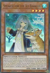 Structure Deck Freezing Chains Tcg Collector Nz: Speaker for the Ice Barriers [SDFC-EN003] Ultra Rare