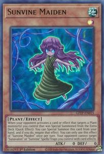 Ghosts From The Past Tcg Collector Nz: Sunvine Maiden [GFTP-EN015] Ultra Rare