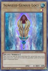 Ghosts From The Past Tcg Collector Nz: Sunseed Genius Loci [GFTP-EN014] Ultra Rare