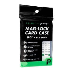 Card Holders Toploaders: Palms Off - Mag-Lock Case - 180PT