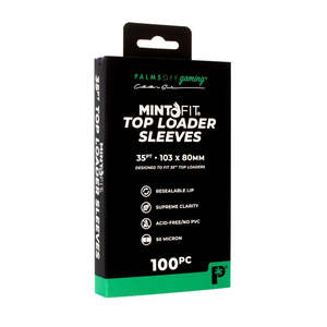 Card Holders Toploaders: Palms Off - Mint-Fit Top Loader Sleeves (35PT) (100PC)