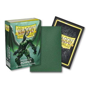 Card Sleeves Yu Gi Oh Sized: Dragonshield Sleeves - DUAL Power Matte (Japanese Size)