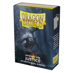 Card Sleeves Yu Gi Oh Sized: Dragonshield Sleeves - DUAL Justice Matte (Japanese Size)