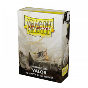 Card Sleeves Yu Gi Oh Sized: Dragonshield Sleeves - DUAL Valor Matte (Japanese Size)