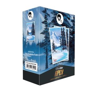 Card Sleeves Standard Sized Tcg Collector Nz: Ultra Pro - Bob Ross APEX Deck Protector Sleeves: Winter Paradise (Standard Sized)