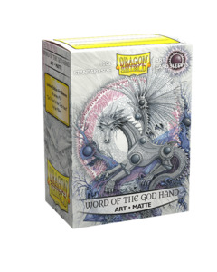 Card Sleeves Standard Sized Tcg Collector Nz: Dragonshield Sleeves - Word of The God Hand Matte Art (Standard Sized)
