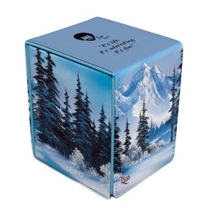 Deck Boxes Leather Tcg Collector Nz: Ultra Pro - Bob Ross Alcove Flip Deck Box - Winter Paradise