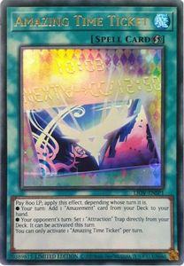 Lightning Overdrive Tcg Collector Nz: Amazing Time Ticket [LIOV-ENSP1] Ultra Rare