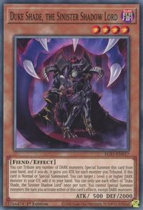 Egyptian God Deck Slifer The Sky Dragon Tcg Collector Nz: Duke Shade, the Sinister Shadow Lord [EGS1-EN017] Common