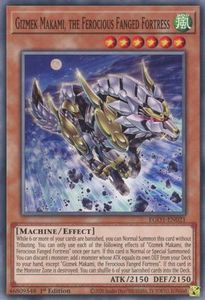 Egyptian God Deck Obelisk The Tormentor Tcg Collector Nz: Gizmek Makami, the Ferocious Fanged Fortress [EGO1-EN021] Common