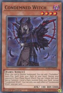 Egyptian God Deck Obelisk The Tormentor Tcg Collector Nz: Condemned Witch [EGO1-EN019] Common