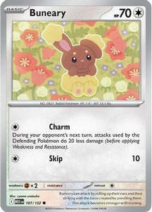 Pokemon Singles Tcg Collector Nz: Buneary 107 [ME01 Mega Evolution]