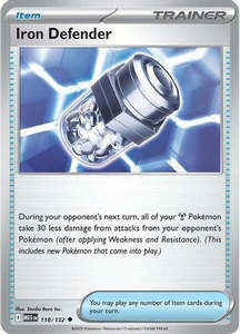 Iron Defender 118 [ME01 Mega Evolution] (Reverse Holofoil)