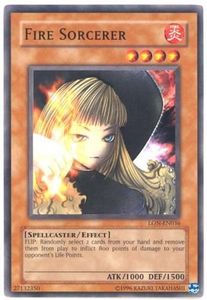 Vintage Yu Gi Oh Cards Tcg Collector Nz: Fire Sorcerer [LON-EN036] Common
