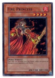 Vintage Yu Gi Oh Cards Tcg Collector Nz: Fire Princess [LON-EN034] Super Rare