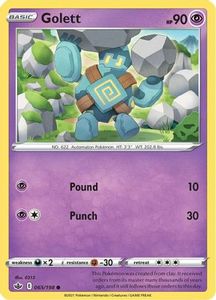 Pokemon Tcg Sword Shield Chilling Reign Tcg Collector Nz: Golett (065/198) [Sword & Shield: Chilling Reign]