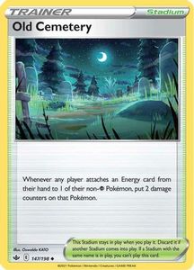 Pokemon Tcg Sword Shield Chilling Reign Tcg Collector Nz: Old Cemetery (147/198) [Sword & Shield: Chilling Reign]