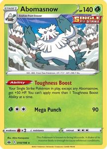 Pokemon Tcg Sword Shield Chilling Reign Tcg Collector Nz: Abomasnow (010/198) [Sword & Shield: Chilling Reign]