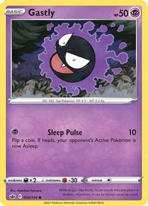 Pokemon Tcg Sword Shield Chilling Reign Tcg Collector Nz: Gastly (055/198) [Sword & Shield: Chilling Reign]