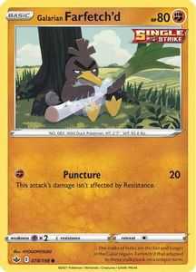 Pokemon Tcg Sword Shield Chilling Reign Tcg Collector Nz: Galarian Farfetch'd (078/198) [Sword & Shield: Chilling Reign]