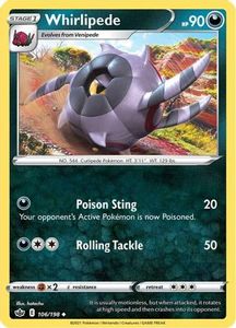 Whirlipede (106/198) [Sword & Shield: Chilling Reign]