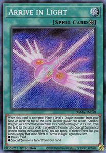 Dawn Of Majesty Tcg Collector Nz: Arrive in Light [DAMA-EN050] Secret Rare