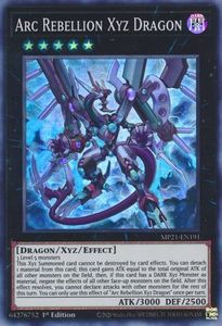 2021 Tin Of Ancient Battles Tcg Collector Nz: Arc Rebellion Xyz Dragon [MP21-EN191] Super Rare