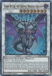 2021 Tin Of Ancient Battles Tcg Collector Nz: Chaos Ruler, the Chaotic Magical Dragon [MP21-EN128] Ultra Rare