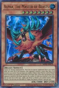 2021 Tin Of Ancient Battles Tcg Collector Nz: Alpha, the Master of Beasts [MP21-EN179] Ultra Rare