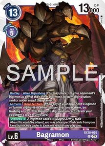 Digimon Singles Tcg Collector Nz: Bagramon (EX10-056) [Sinister Order] Foil