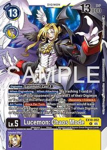Lucemon: Chaos Mode (EX10-052) [Sinister Order] Foil