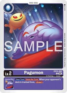 Digimon Singles Tcg Collector Nz: Pagumon (EX10-005) [Sinister Order]
